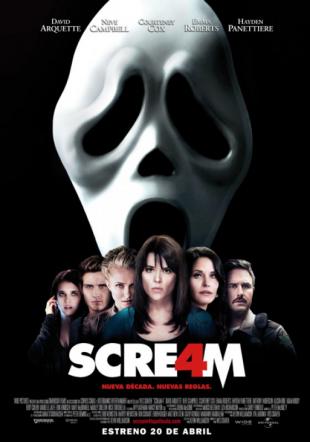 Póster Scream 4