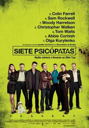 Póster Siete psicópatas