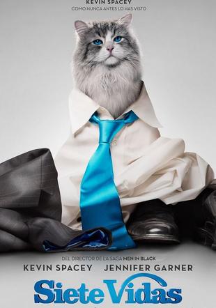 Póster Siete vidas, este gato es un peligro