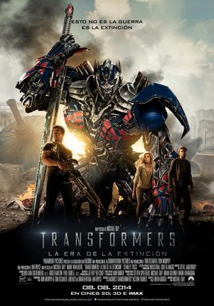 Póster Transformers: la Era de la Extinción