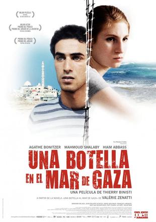 Póster Una botella en el mar de Gaza