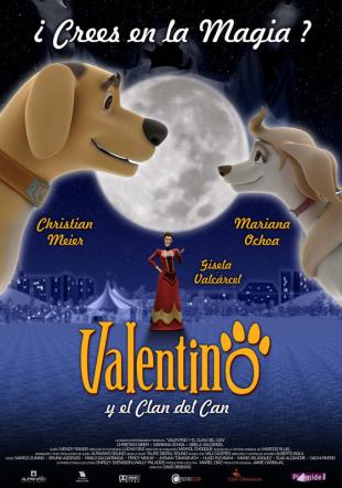 Póster Valentino y el clan del can