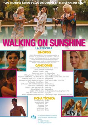 Póster Walking on Sunshine