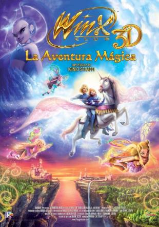 Póster Winx Club 3D la aventura mágica